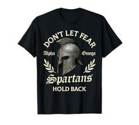 Spartan Helmet Ancient Greek Warrior Vintage Mythology T-Shirt