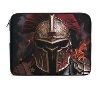 Spartan Helmet Laptop Sleeve 12inch Laptop Protective Case for Women Men Shockproof Computer Cover Portable Notebook Briefcases Computer Carrying Bag Lap Top Protector Compatible with Notebooks