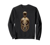 Spartan Helmet Symbol | Greek Gladiator Stoic Workout Gym Sweatshirt