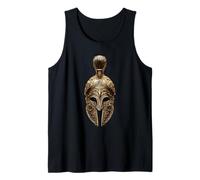 Spartan Helmet Symbol | Greek Gladiator Stoic Workout Gym Tank Top