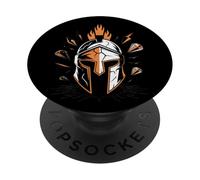 Spartan Helmet Warrior Gladiator PopSockets Adhesive PopGrip
