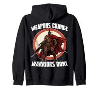 Spartan Hoplite MOLON LABE Soldier - Epic Warrior Zip Hoodie