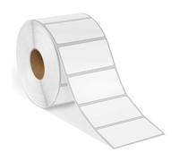 Spartan Industrial - 51 x 25 mm (2 x 1 in) Direct Thermal Labels (10 Rolls, 1300/Roll) Perforated Barcode Labels - Compatible with Rollo and Zebra Desktop Printers