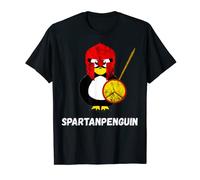 Spartan Penguin Gladiator Water Bird Spartiat Warrior TShirt T-Shirt