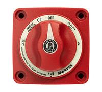 Spartan Power 300A Battery Combiner and Selector Switch 4 Position Red
