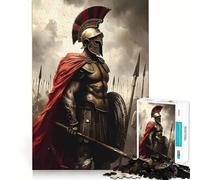 Spartan Ready for War 1000 Piece Jigsaw Puzzle for Teenagers Brain Challenge Toy Relax Time Precise Cut Art Display 38x26cm