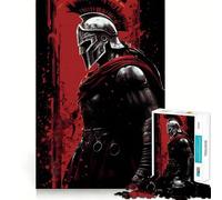 Spartan Soldier 1000 Pieces Jigsaw Puzzles for Adults Smart Game Stress Release Pattern Assembly Xmas Surprise 38x26cm
