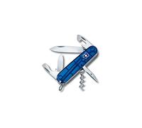 Spartan Swiss Army Knife, Camping Pocket Knives, Medium, Multi Tool, 12 Functions, Blade, Bottle Opener, Blue Transparent