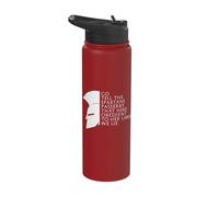 Spartan Thermopylae Quote Greek History Stainless Steel Insulated Water Bottle