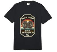 Spartan Training Solves Most of My Problems Spartan Athlete Comfort Colors Adult Heavyweight T-Shirt