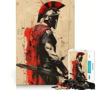 Spartan Valor Adults Puzzles 1000 Piece Jigsaws Mind Exercise Toy Relaxed Mind Design Assembly Santa Wish Gift 50x75cm