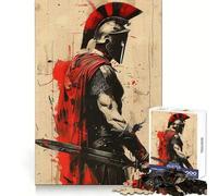 Spartan Valor Adults Puzzles 1000 Piece Jigsaws Mind Exercise Toy Relaxed Mind Design Assembly Santa Wish Gift 38x52cm