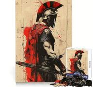 Spartan Valor Adults Puzzles 1000 Piece Jigsaws Mind Exercise Toy Relaxed Mind Design Assembly Santa Wish Gift 50x75cm