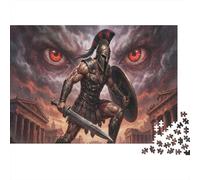 Spartan War Spirit 1000 Piece Jigsaw Puzzle,Premium Cardboard,Whimsical Challenge,Stress Relief,Educational Toy,Home Wall Decor,Gift Idea,Adults & Kids 14+ 52x38cm