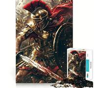 Spartan Warrior 1000 Pieces Jigsaws Adults Puzzles Logic Boost Toy Bonding Time Premium Edge Premium Gift 50x75cm