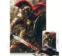 Spartan Warrior 1000 Pieces Jigsaws Adults Puzzles Logic Boost Toy Bonding Time Premium Edge Premium Gift 50x75cm