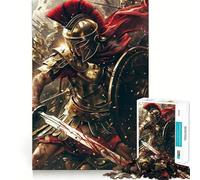 Spartan Warrior 1000 Teenager Pieces Jigsaw Puzzle Brain Challenge Toy Home Activity Clear Cut Heartfelt Gift 38x52cm