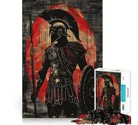 Spartan Warrior 1000 Teenager Pieces Jigsaw Puzzle Brain Challenge Toy Home Activity Clear Cut Heartfelt Gift 50x75cm