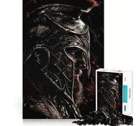 Spartan Warrior at The War Jigsaw Puzzles for Teenagers 1000 Piece Mind Skill Toy Simple Fun Design Assembly Memorable Gift 50x75cm