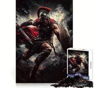 Spartan Warrior Attack 1000 Pieces Jigsaw Puzzles for Teenagers Recall Upgrade Relaxing Fun Clear Cut Seasonal Gift 50x75cm