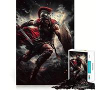 Spartan Warrior Attack 1000 Pieces Jigsaw Puzzles for Teenagers Recall Upgrade Relaxing Fun Clear Cut Seasonal Gift 50x75cm