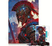 Spartan Warrior Digital Art 1000 Teenager Pieces Jigsaw Puzzle Brain Challenge Toy Home Activity Clear Cut Heartfelt Gift 38x26cm