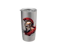 Spartan Warrior Gladiator Sword Roman Splash Stainless Steel Insulated Tumbler