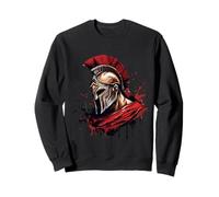 Spartan Warrior Gladiator Sword Roman Splash Sweatshirt