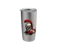 Spartan Warrior Gladiator Sword Splash Roman Stainless Steel Insulated Tumbler