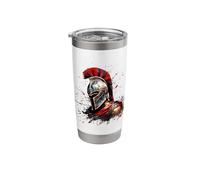 Spartan Warrior Gladiator Sword Splash Roman Stainless Steel Insulated Tumbler