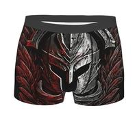 Spartan Warrior Gothic Dark Ancient Men'S Underwear Trunks Comfortable Boxers Shorts Stretchy Boxer Briefs Soft Boxer Pants Undershorts M
