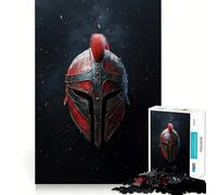 Spartan Warrior Helmet 1000 Piece Jigsaw Puzzle for Teenagers Brain Challenge Toy Relax Time Precise Cut Art Display 38x52cm