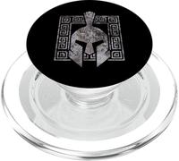 Spartan Warrior Helmet Ancient Greek Vintage PopSockets PopGrip for MagSafe