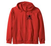 Spartan Warrior Helmet Crossed Swords Military Gym Icon Zip Hoodie