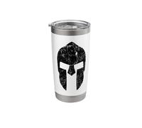 Spartan Warrior Helmet Gym Motivation Sparta Ancient Greece Stainless Steel Insulated Tumbler