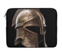 Spartan Warrior Helmet Laptop Sleeve 13inch Laptop Protective Case for Women Men Shockproof Computer Cover Portable Notebook Briefcases Computer Carrying Bag Lap Top Protector Compatible with Notebook