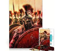 Spartan Warrior Jigsaw Puzzles 1000 Pieces for Teenagers Mind Skill Toy Casual Fun Design Assembly Stylish Gift 38x26cm
