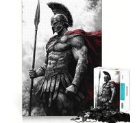 Spartan Warrior Jigsaw Puzzles 1000 Pieces for Teenagers Mind Skill Toy Casual Fun Design Assembly Stylish Gift 38x26cm