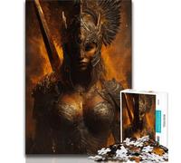 Spartan Warrior Jigsaw Puzzles for Adults 1000 Piece Puzzle,Educational Games Home Decoration Deal As Gifts for The Whole Family (50x75cm)