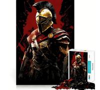 Spartan Warrior Jigsaw Puzzles for Adults 1000 Pieces Mental Logic Toy Gentle Relax Firm Cut Santa Wish List 50x75cm