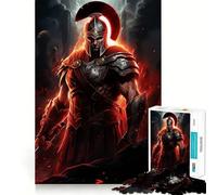 Spartan Warrior Jigsaws 1000 Pieces for Adults Mind Exercise Toy Stress Relief Design Assembly Elegant Gift 38x26cm