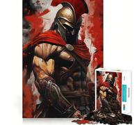 Spartan Warrior Jigsaws 1000 Pieces for Adults Mind Exercise Toy Stress Relief Design Assembly Elegant Gift 38x52cm