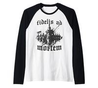 Spartan Warrior King Leonidas Greek Phalanx Raglan Baseball Tee
