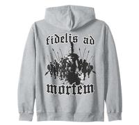 Spartan Warrior King Leonidas Greek Phalanx Zip Hoodie