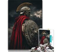 Spartan Warrior Painting 1000 Piece Jigsaw Puzzles for Teenagers,Decompressing Intellectual Educational Toy Great Gifts And Toys (75x50cm)