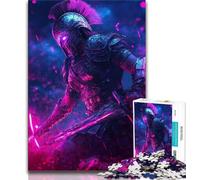 Spartan Warrior Painting Puzzles for Adults Teens 1000pc Puzzle,Help The Brain Exercise Addictive Toys to Cultivate Patience Parent-child Interaction (75x50cm)