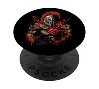 Spartan Warrior Roman Gladiator Sword Splash PopSockets Adhesive PopGrip
