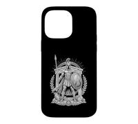 Spartan Warrior Sacred Greek Helmet Ancient Line Art Case for iPhone 14 Pro Max