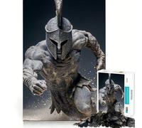 Spartan Warrior Statue in Motion Jigsaw Puzzles for Adults 1000 Piece Enhance Recall Leisure Time Exact Edge Festival Gift 50x75cm