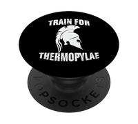 Spartan warrior symbol Sparta Fitness Sport PopSockets Adhesive PopGrip